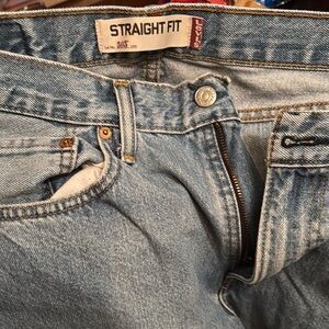 Levi's Blue Straight Jeans Classic Fit